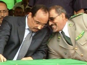 مدير المخابرات العامة مع الرئيس الموريتاني